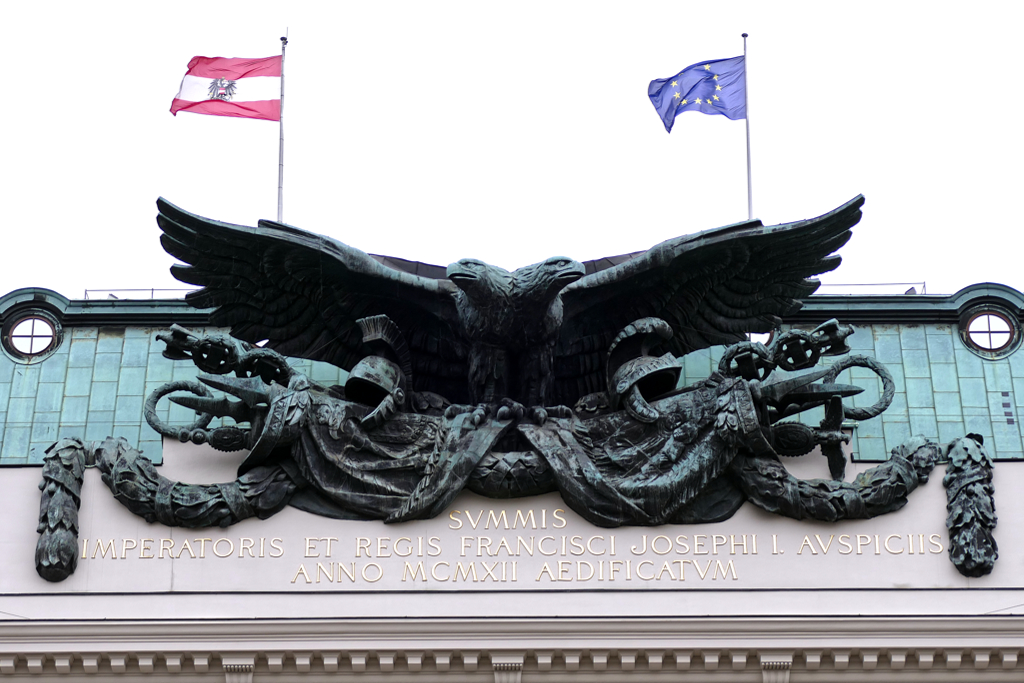 Double-headed eagle, symbol of the Austro-Hungarian Monarchy.