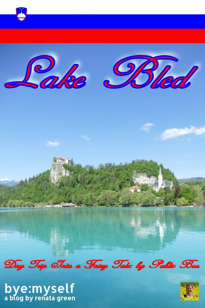 Lake Bled, idylically located in Slovenia's Julian Alps, can be easily visited for instance from Ljubljana on a day trip even by public bus. #bled #lakebled #daytrip #weekendtrip #ljubljana #slovenia #lake #mountains #byemyself