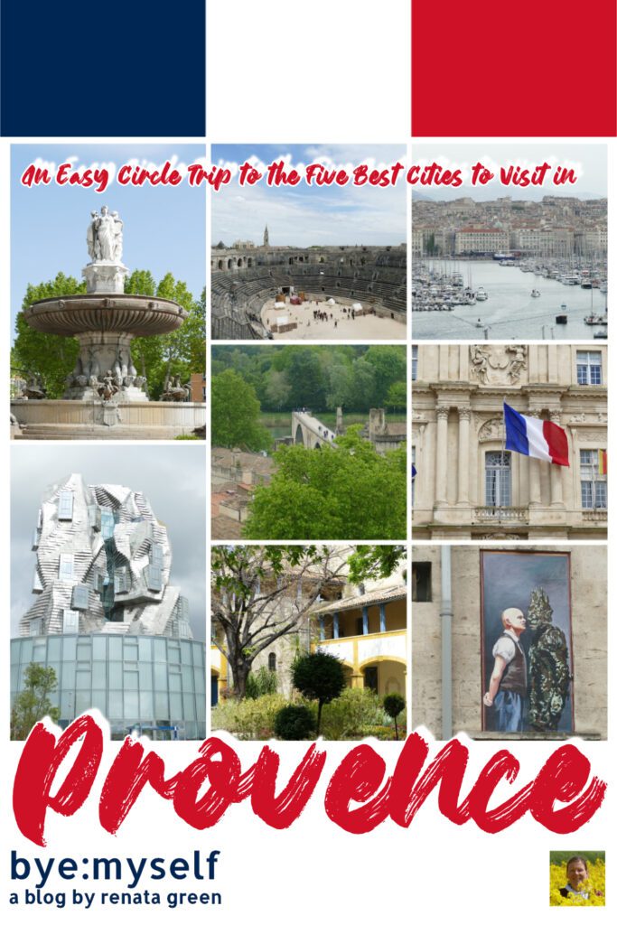 I just can't help it: I'm a big city gal. Therefore, on my first trip to the Provence, I decided to visit five of the best cities the region has to offer: Arles, Avignon, Aix-en-Provence, Nimes, and, of course, Marseille. #France #Roadtrip #Provence #Citybreak #Traintrip #Arles #Avignon #Aixenprovence #Nimes #Marseille #Culture #Art #solotrip #byemyself