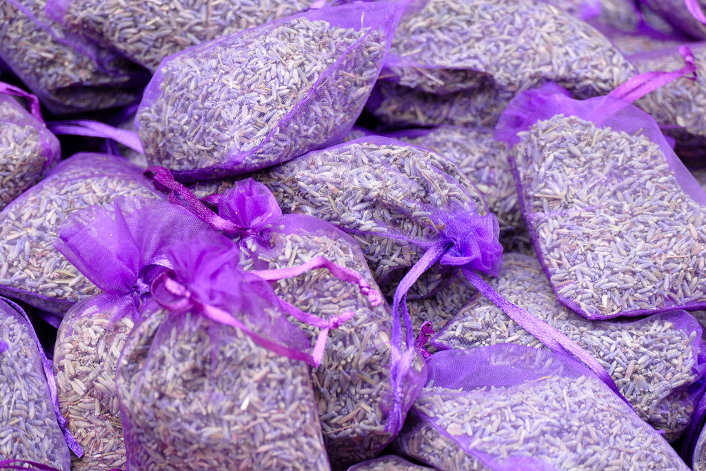 Bags of lavender.