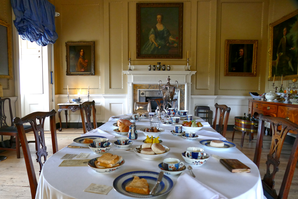 Dining Room at Royal Crescent No. 1 in Bath