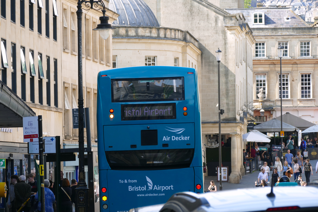 Air Decker going from Bath to Bristol Airport.