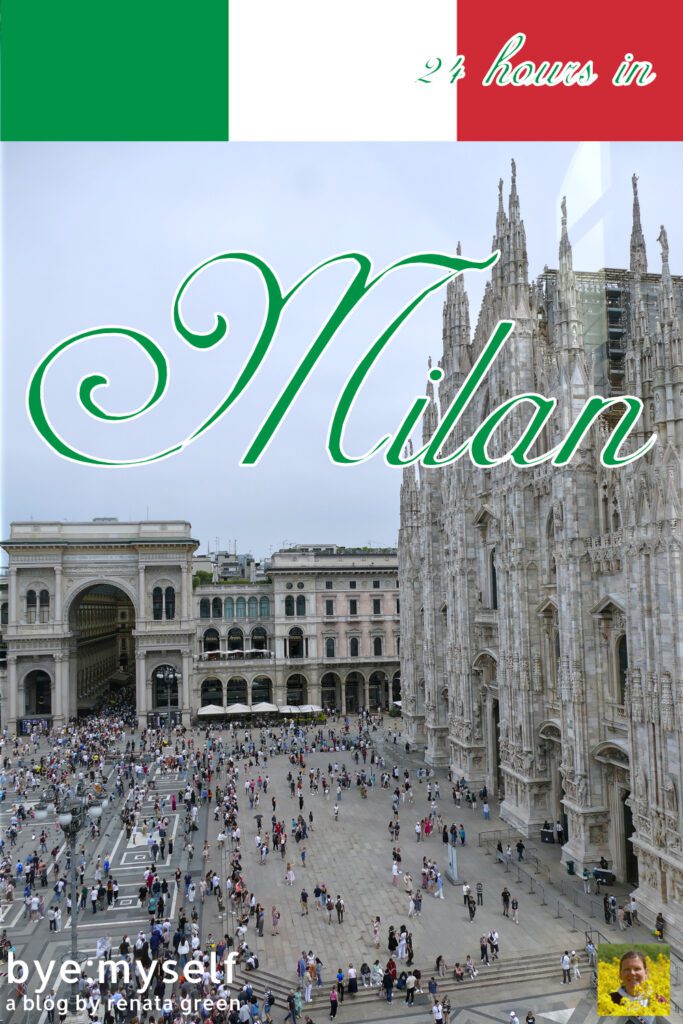 Milan is not only one of Europe's fashion capitals. With two airports, it is also a major hub for international travellers. Here is an itinerary for up to 24 hours in case you are lucky enough to have a layover in glamorous Milan. #milan #lombardy #italy #europe #layover #stopover #24hours #daytrip #citybreak #citytrip #weekendtrip #byemyself