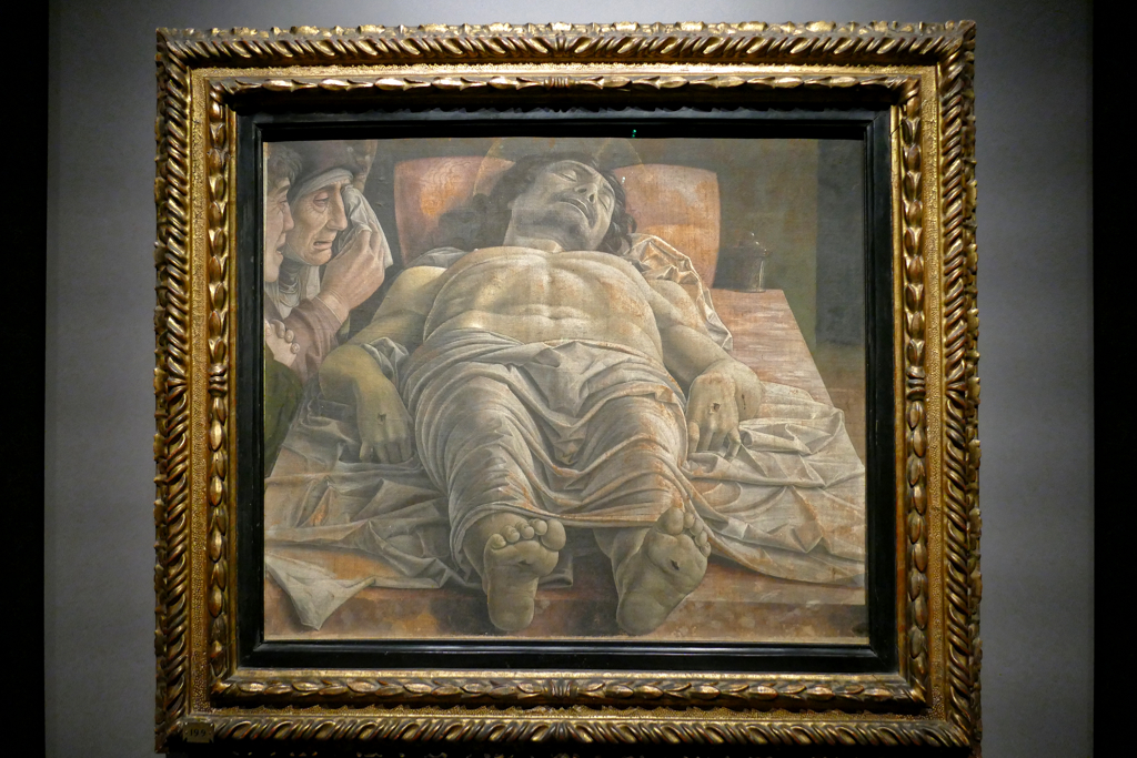 Lamentation of Christ by Andrea Mantegna - one of the pinacoteca's greatest treasures.