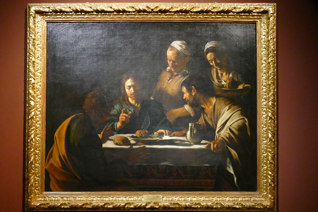 Supper at Emmaus by the Italian Baroque bad boy Caravaggio
