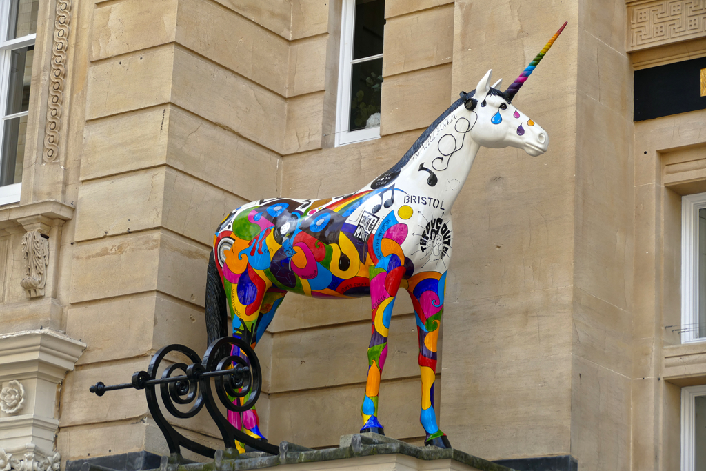 Natalie Naumann’s The Wild Bunch Unicorn is a tribute to Bristol's music scene.