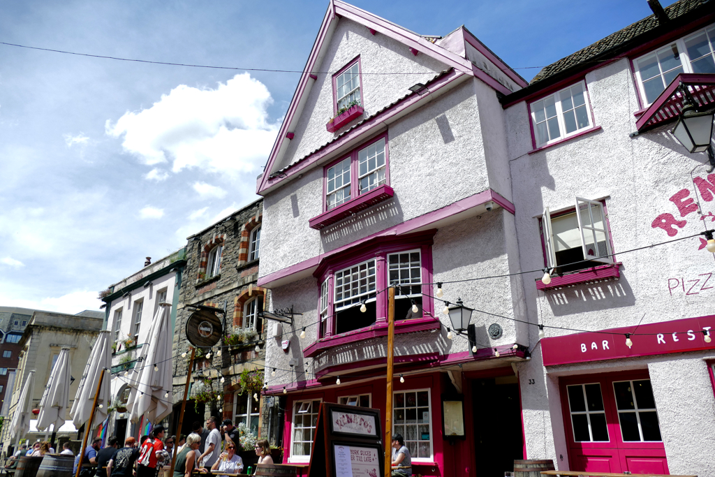 Houses on Kings Road in Bristol.