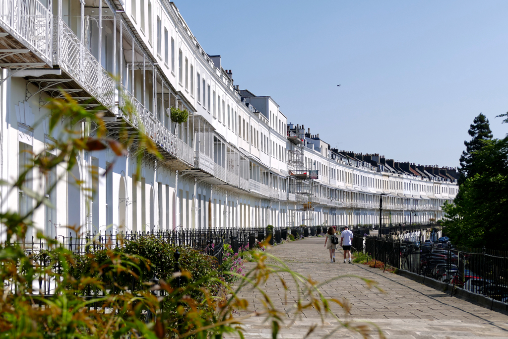 Royal York Crescent in Bristol