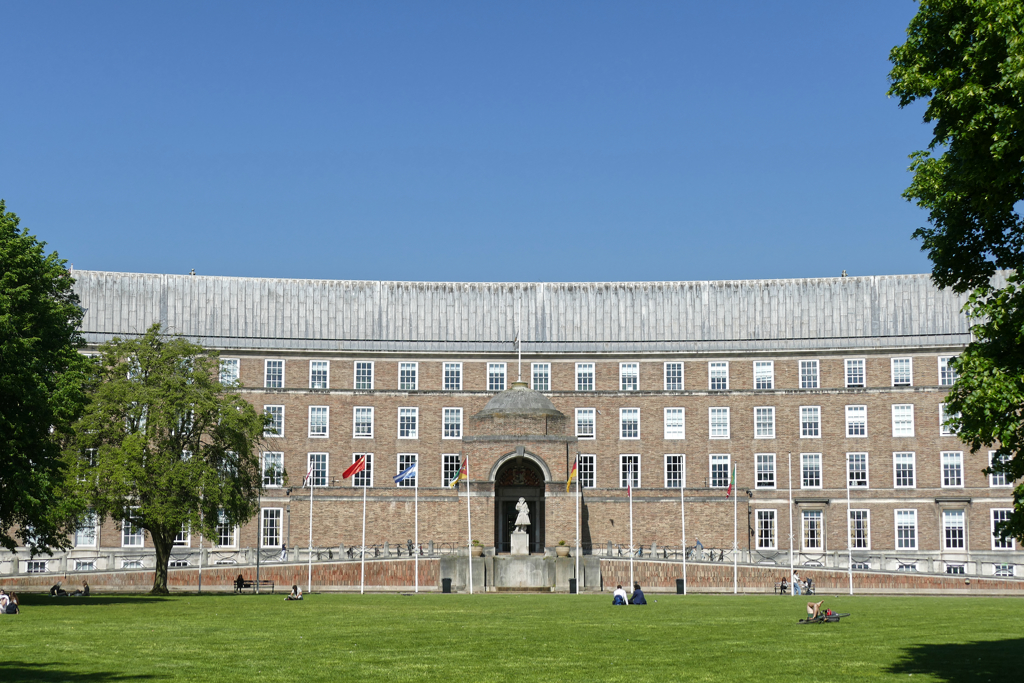 City hall of Bristol.