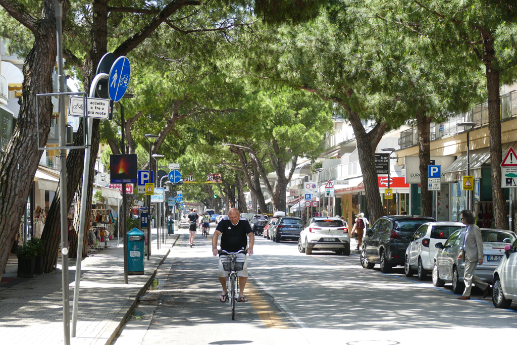 Street in Jesolo.