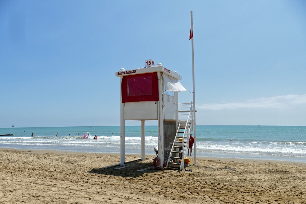 Beach of Jesolo.