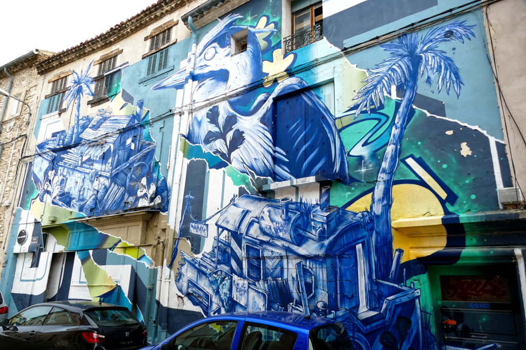 Mural by Kopsky - Cobalt