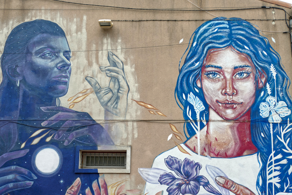 Murals by Arturo Volatil and Nadege Feron