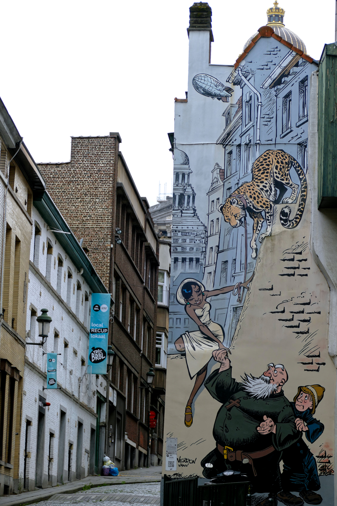 Odilon Verjus, one of the Best Murals Along Brussels’ omic Book Route