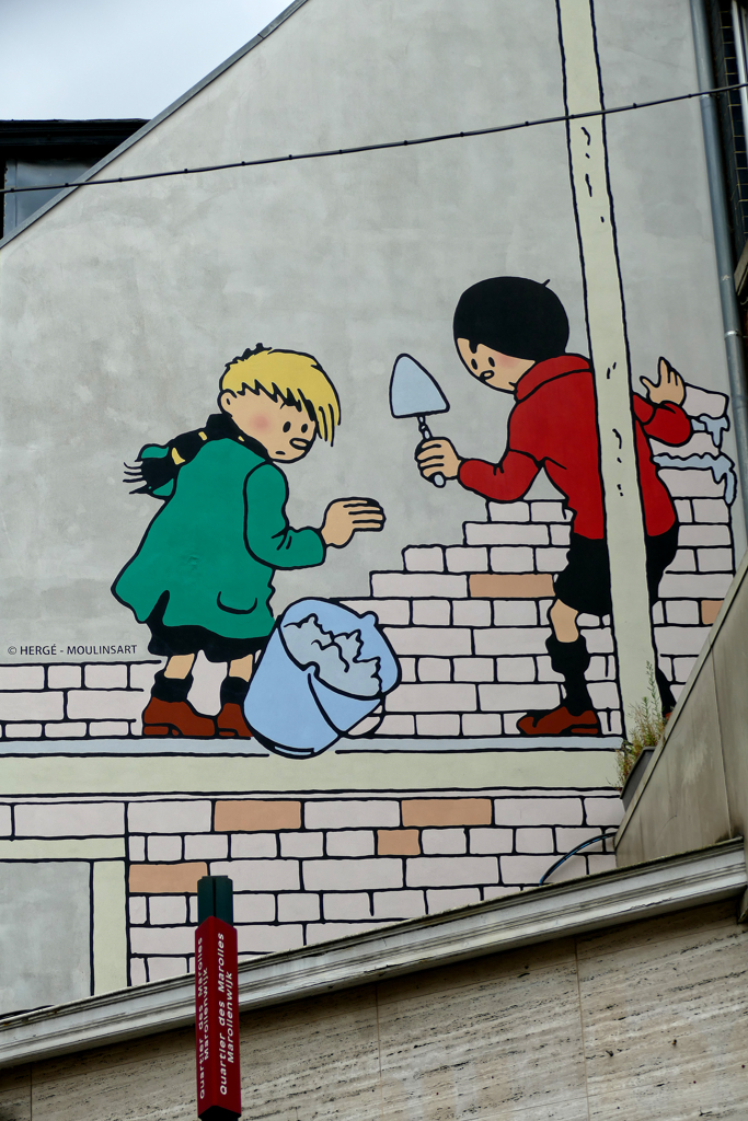 Quick and Flupke, one of the Best Murals Along Brussels’ omic Book Route