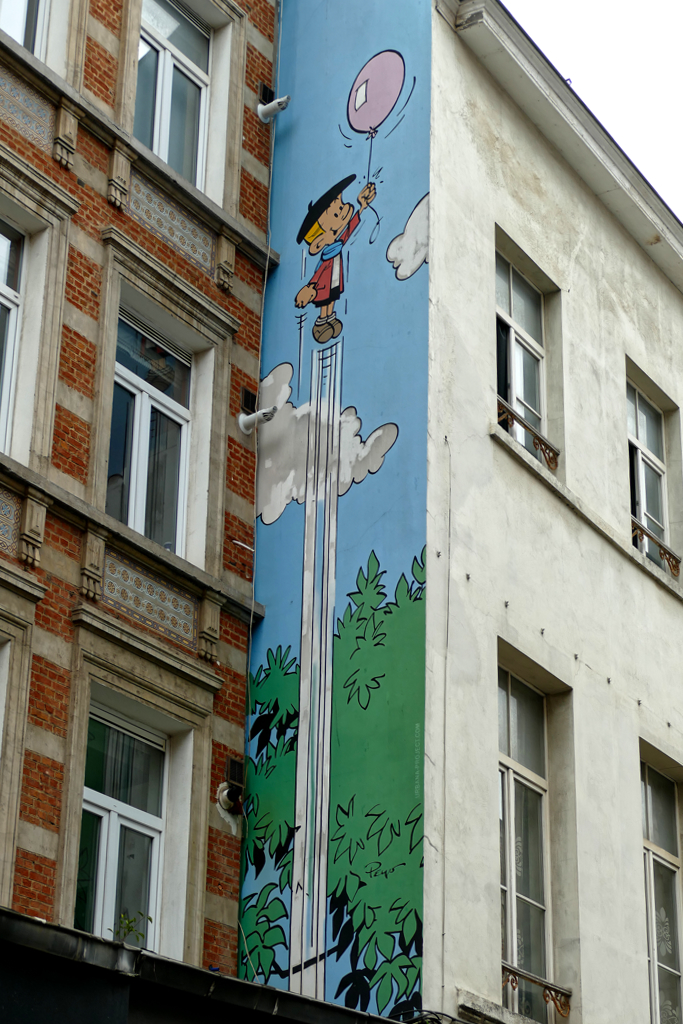 Benoît Brisefer, one of the Best Murals Along Brussels’ omic Book Route