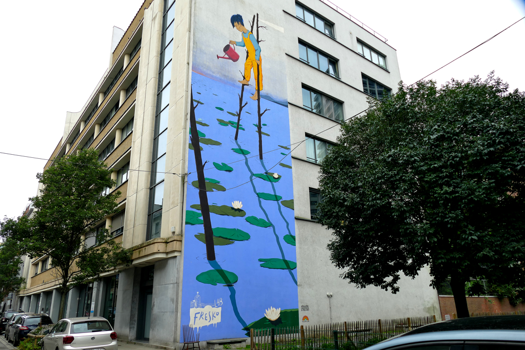 Mural by Freskolab in Brussels