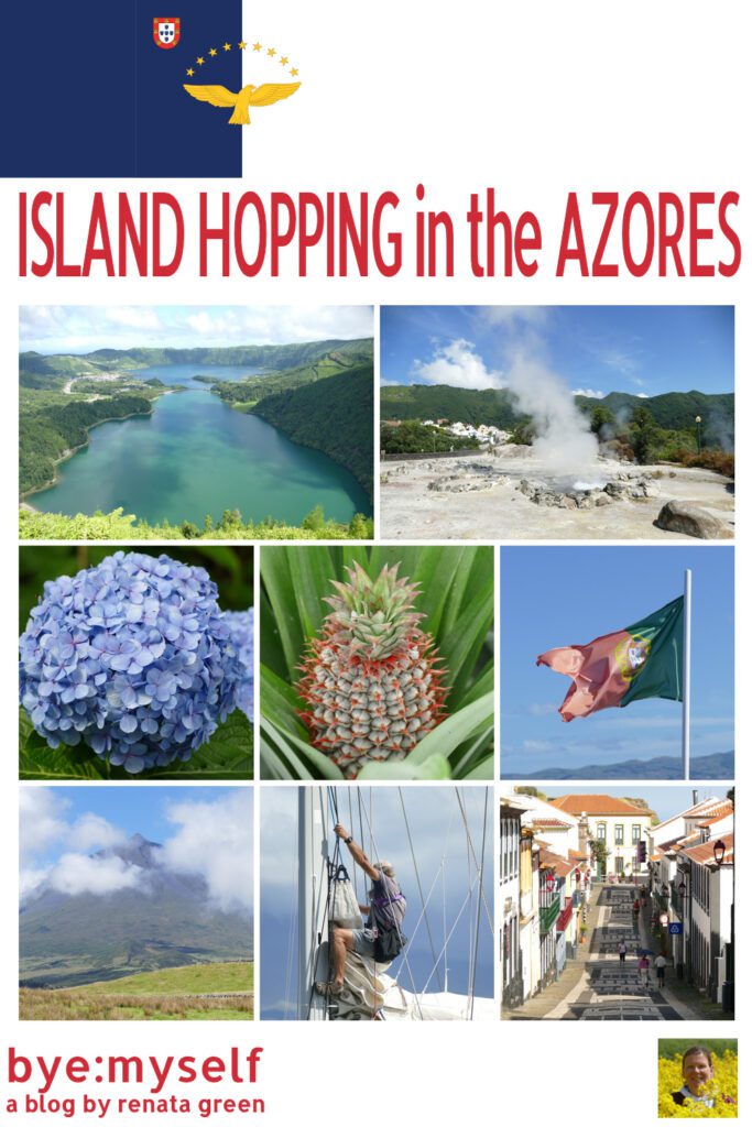 In this post, I'm telling you all about my formidable island hopping in the Azores, the proverbial Hawaii of Europe. #azores #saomiguel #graciosa #terceira #saojorge #faial #pico #portugal #europe #island #islandhopping #archipelago #volcanos #lakes #mountains #beaches #pineapple #tea #hiking #tourism #solotravel #femalesolotravel #byemyself