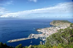 View of Pico and Faial from Sao Jorge, the Viewpoint of the Azores