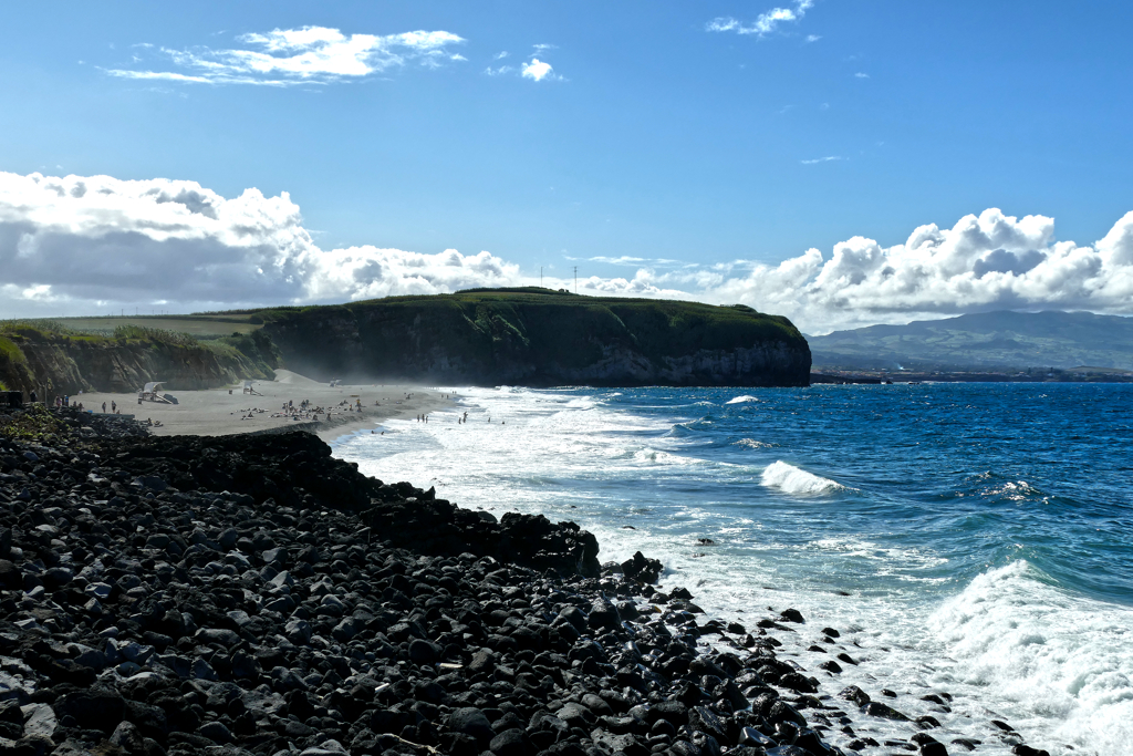 Praia de Santa Bárbara on the island of Sao Miguel