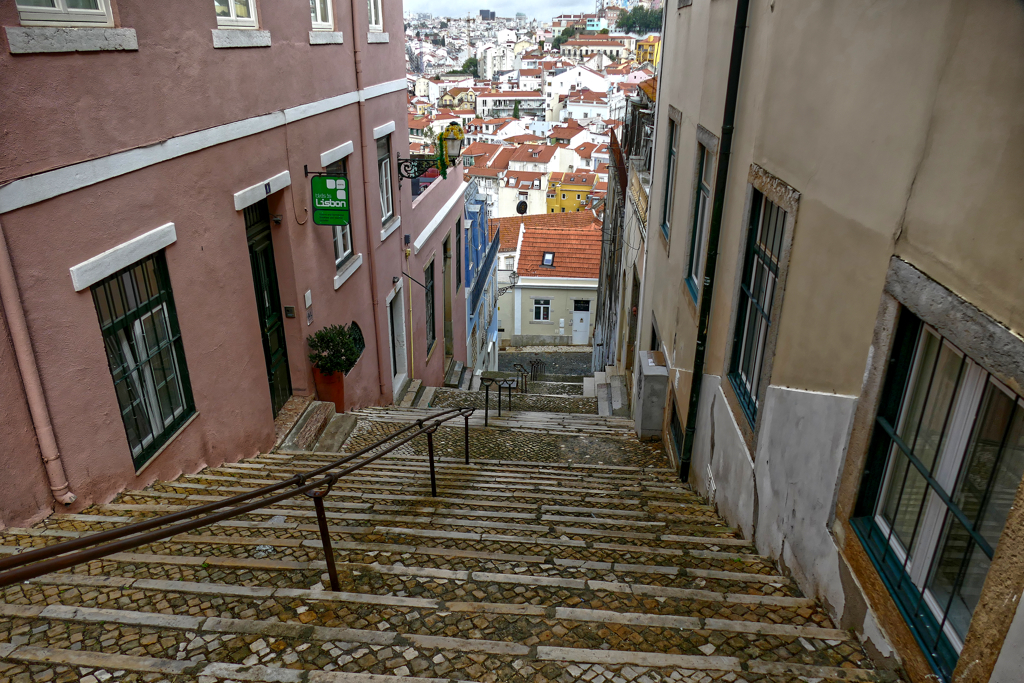 Stairs in Lisbon