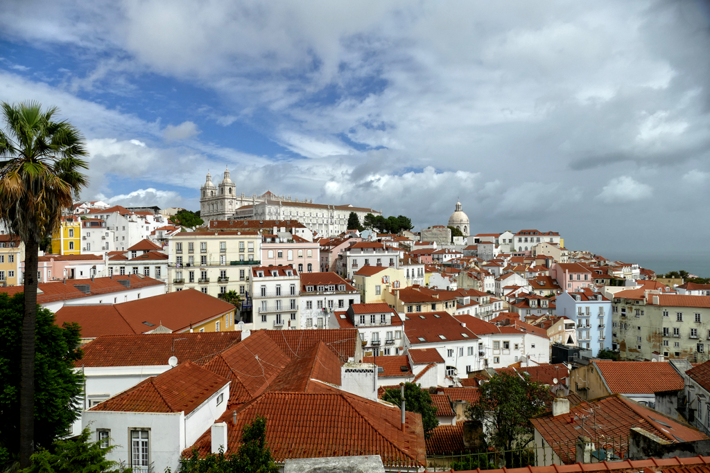 Panoramic view of Lisbon.