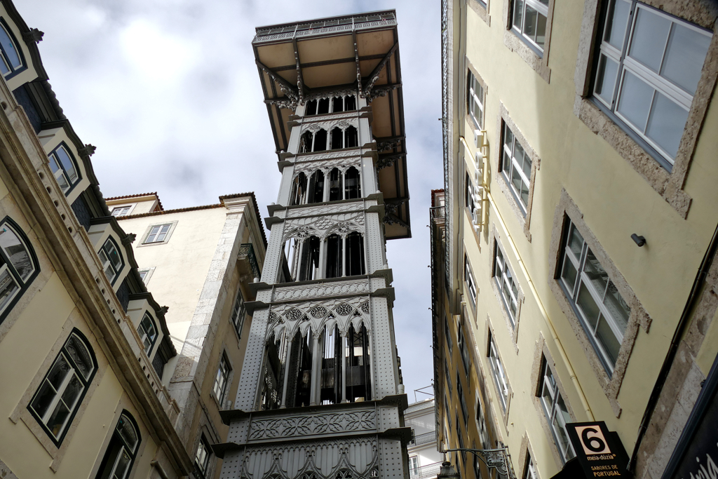 Santa Justa Lift in Lisbon.