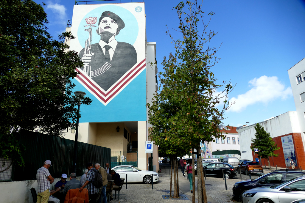 Mural by Shepard Fairey