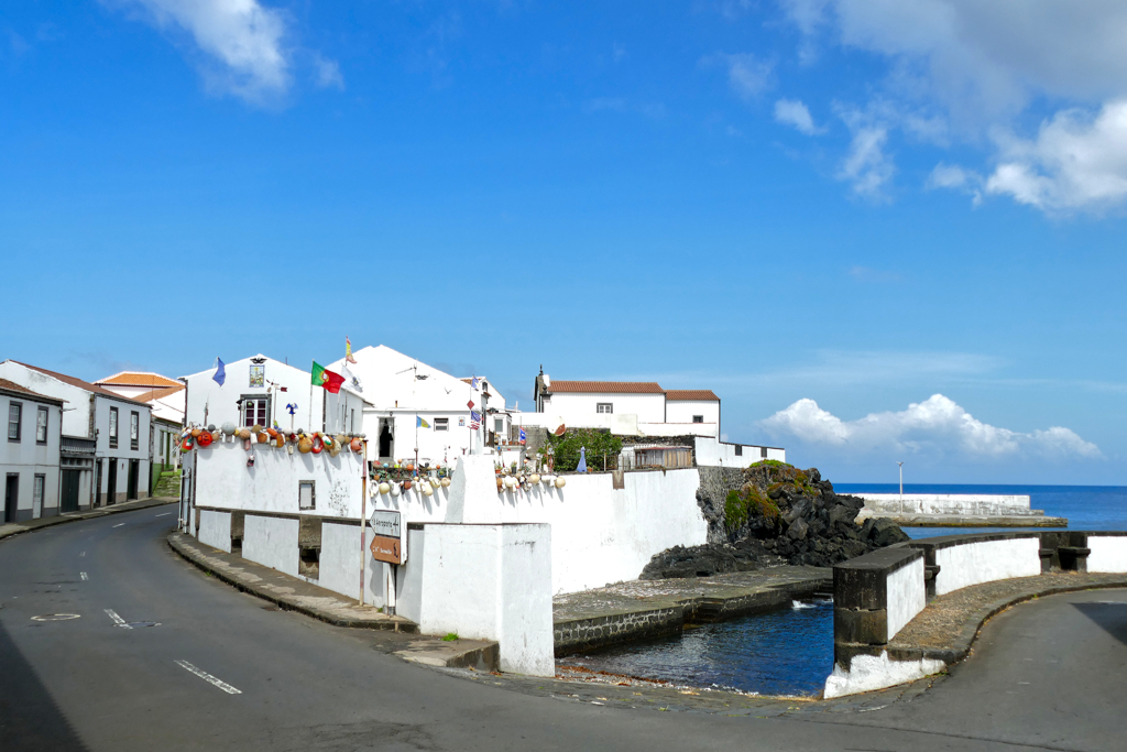 Houses on Graciosa Island, seen during a visit to the Azores.