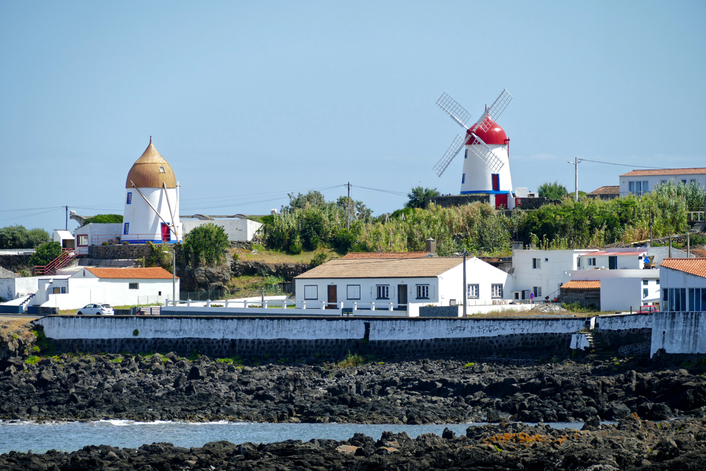 Windmills on the island of Graciosa.