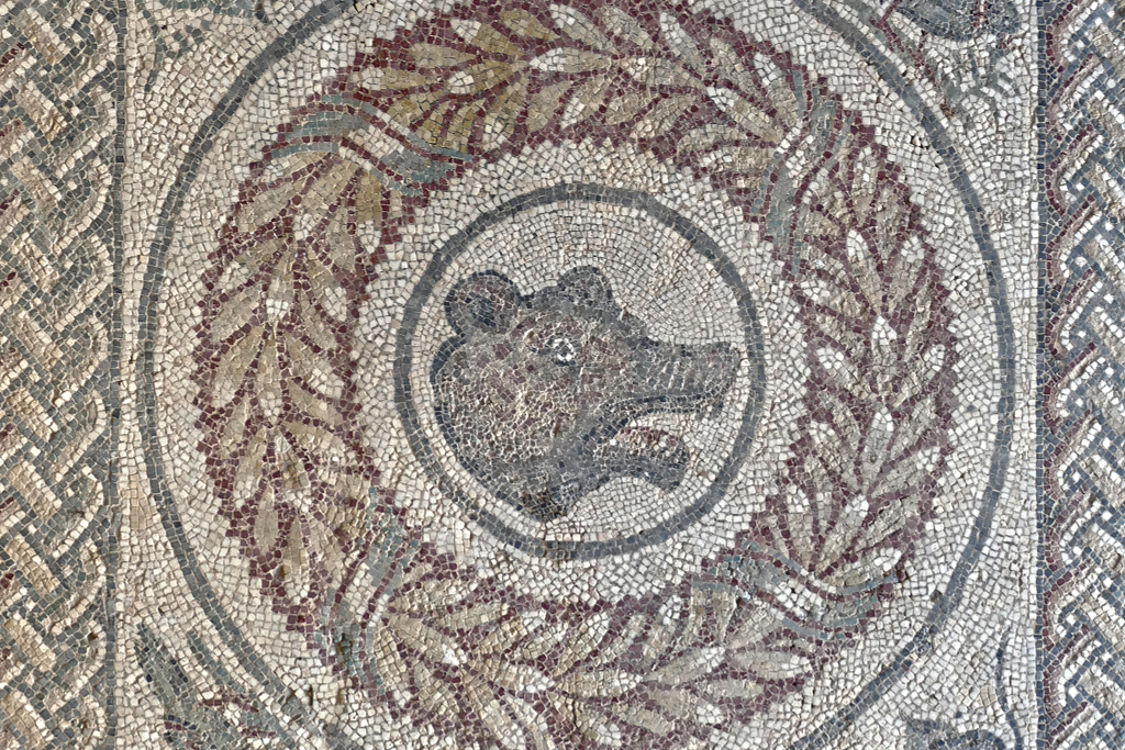 Mosaic, seen on a day trip to the Temples of Agrigento and the Villa Romana