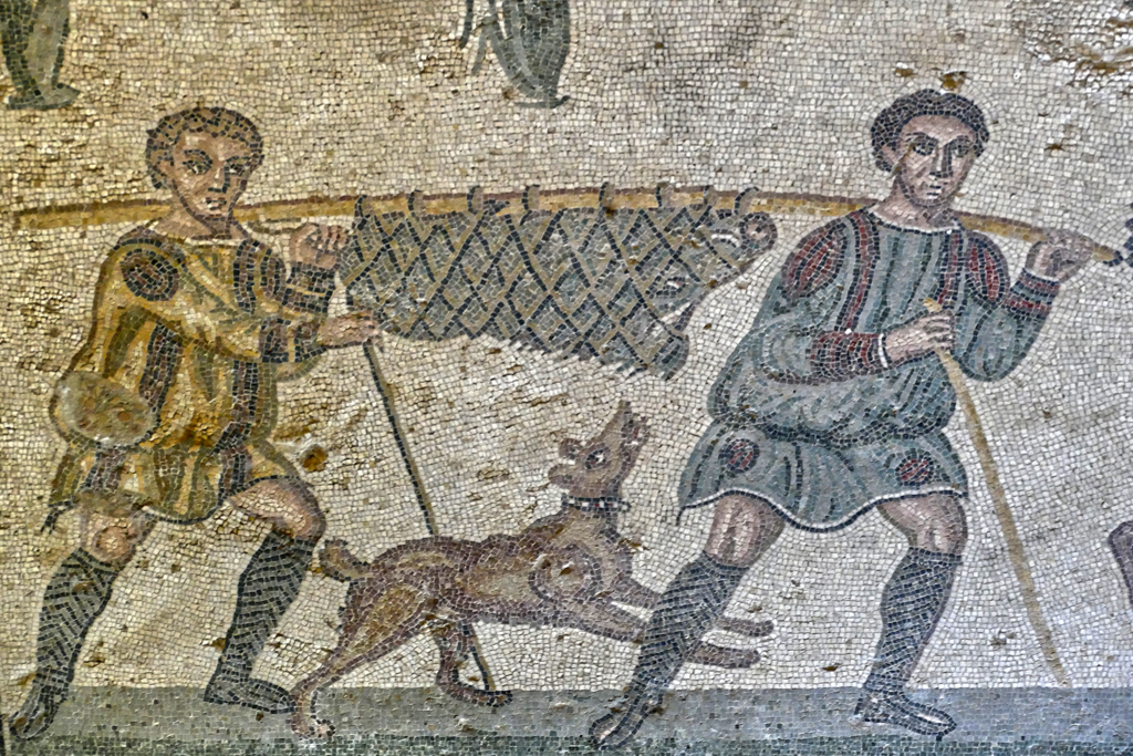 Hunting mosaic at the Villa Romana del Casale