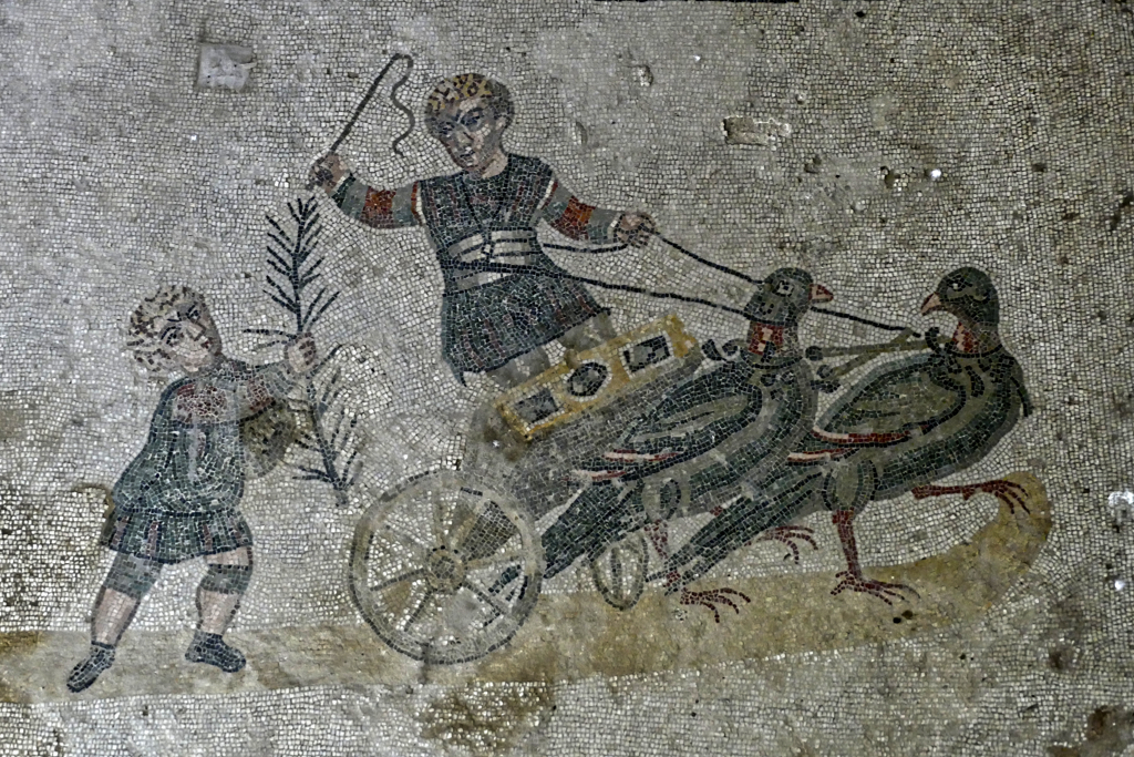 Mosaic at the Villa Romana del Casale.