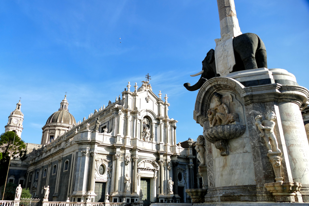 Piazza del Duomo in Catania.