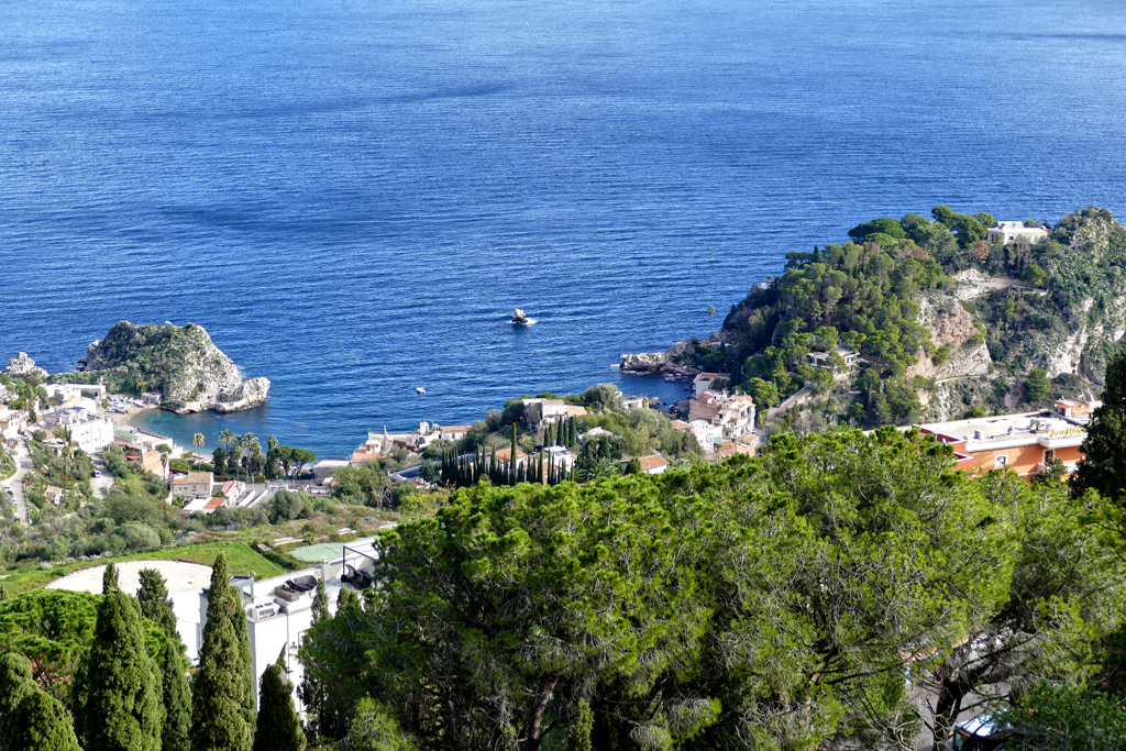 Mediterranean Sea off the coast of Taormina.