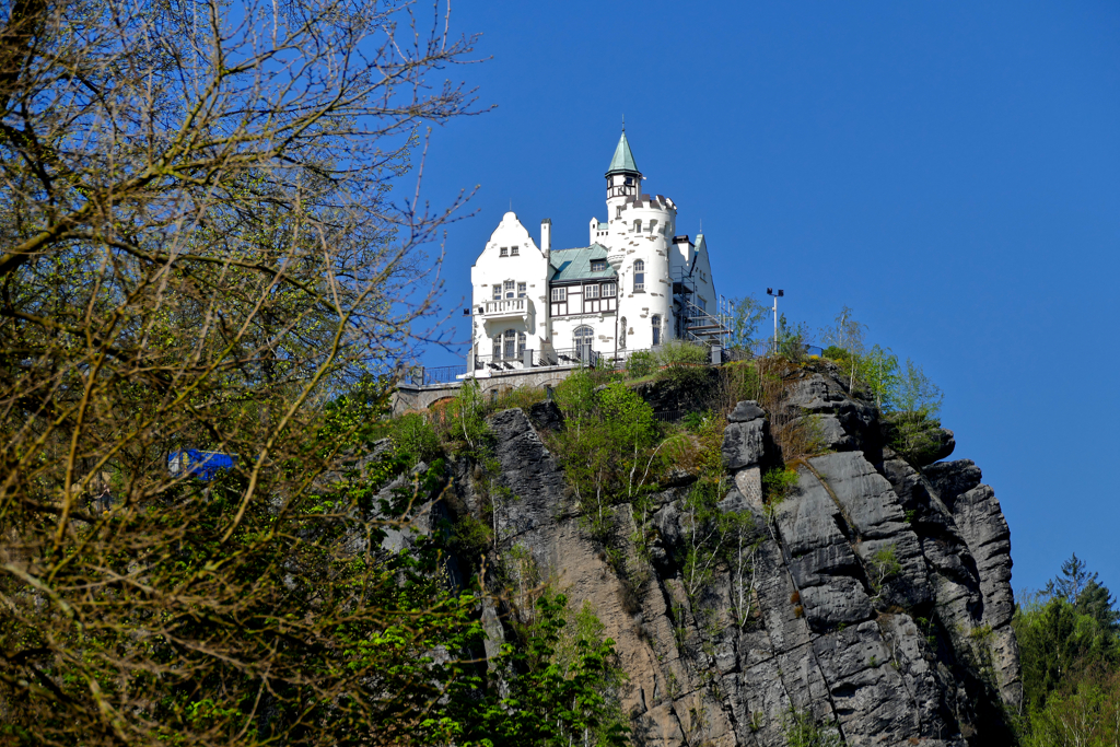 Pastýřská stěna, one of the highlights of Decin, the gateway to the Bohemian Switzerland.