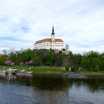 Decin Castle, one of the highlights of Decin, the gateway to the Bohemian Switzerland.
