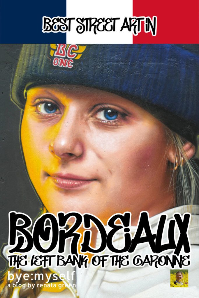 In this post, I'll take you on a tour to explore the best street art Bordeaux has to offer alongside the left bank of the river Garonne. #streetart #urbanart #mural #murals #graffiti #bordeaux #france #arttrip #byemyself