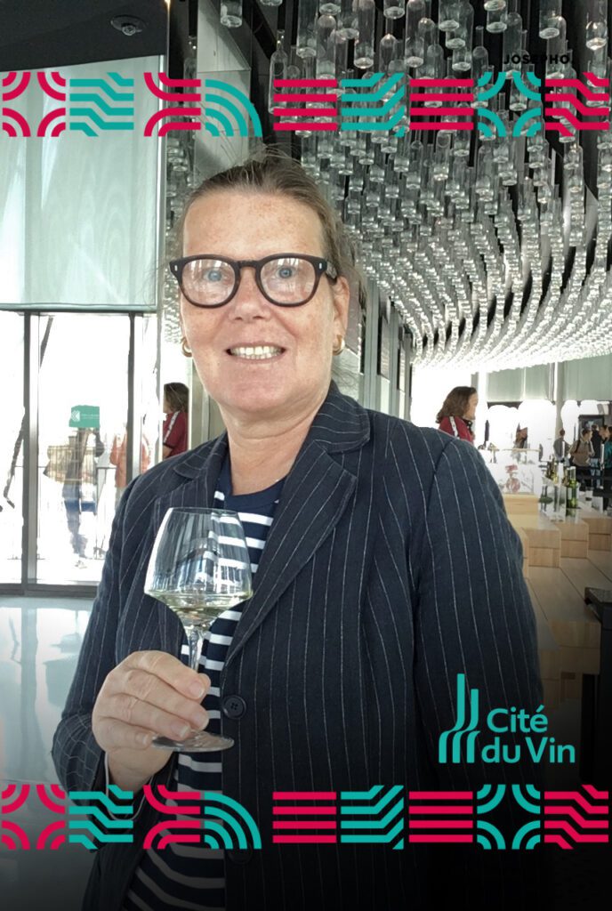 Renata Green at the Cite du Vin in Bordeaux.