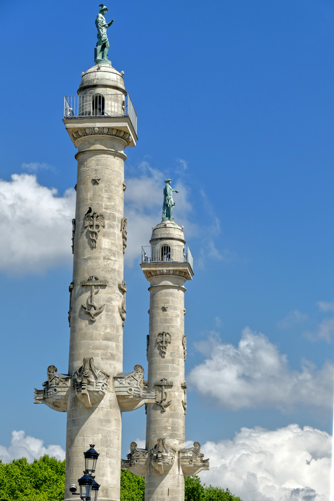 Columns at the Place des Quinconces.