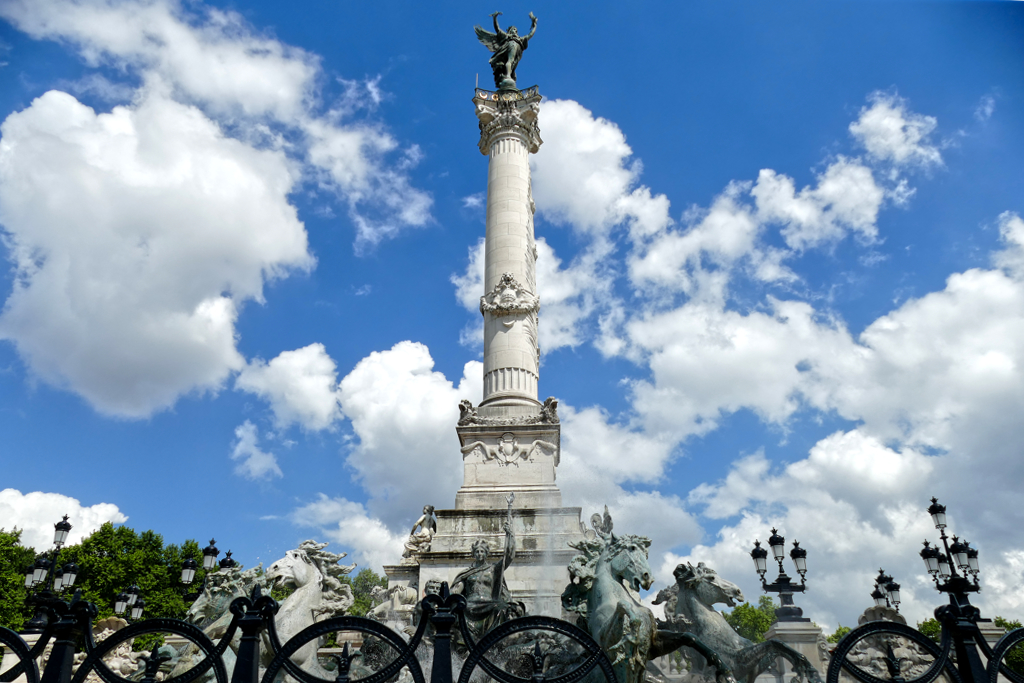 Monument aux Girondins in Bordeaux.