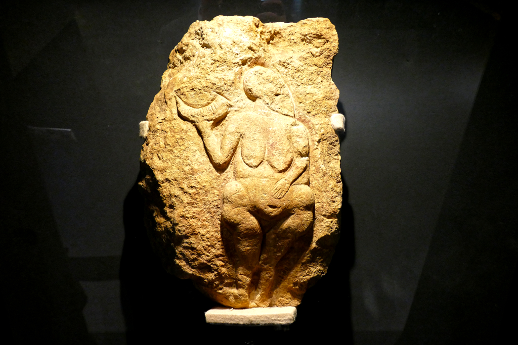 Venus of Laussel at the Musée d'Aquitaine in Bordeaux.