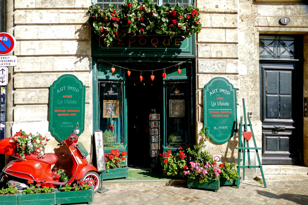 Shop in Bordeaux.