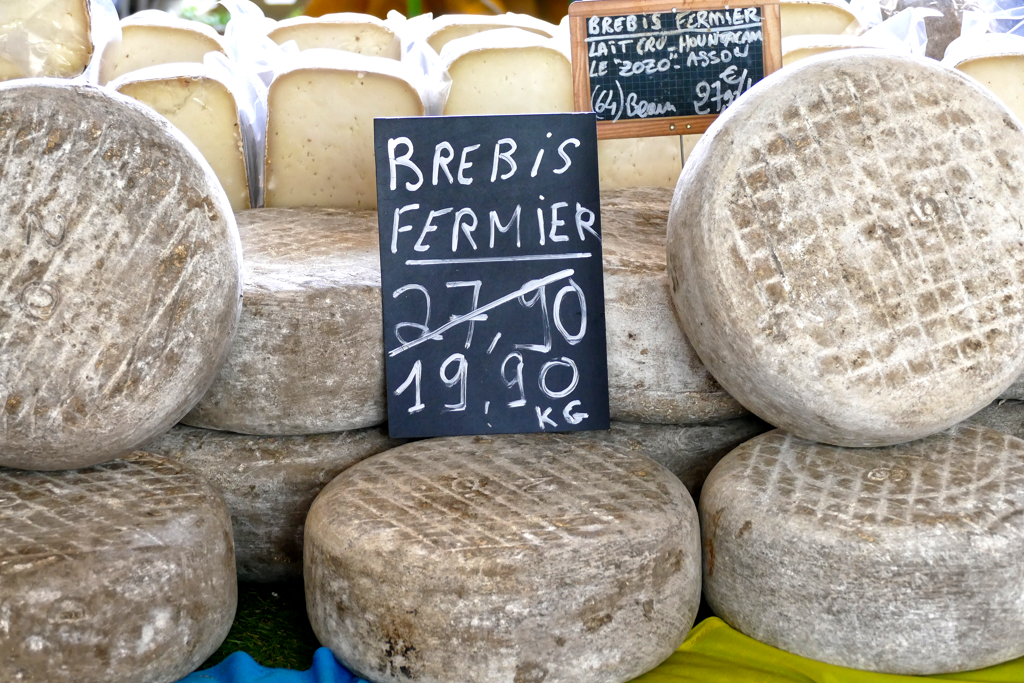 Cheese at the Marché des Capucins