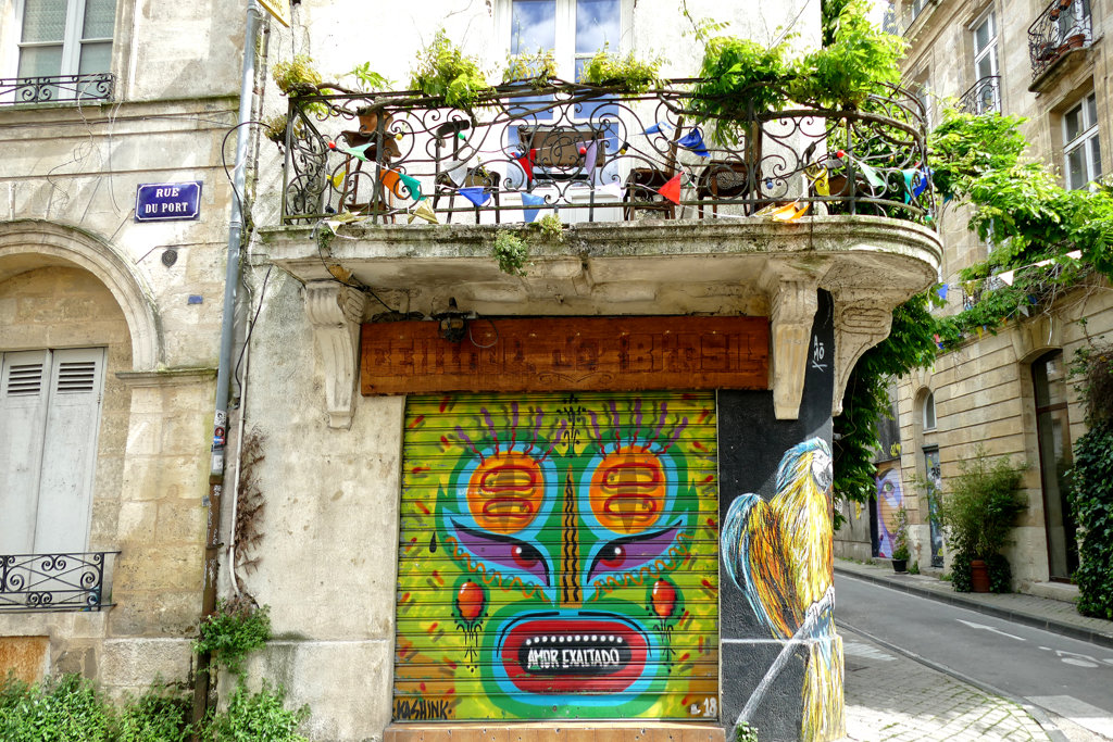 Mural by Kashink, part of the Best Street Art in Bordeaux on the Left Bank of the Garonne