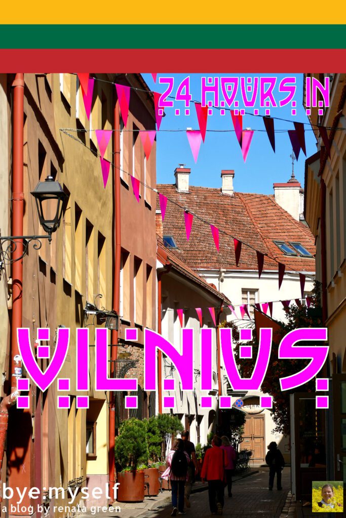 Itinerary for up to 24 hours in Vilnius, where you get to know the so-called Baroque Pearl of the Baltic, one of Europe's most precious gems. #vilnius #lithuania #baltics #europe #daytrip #citybreak #citytrip #layover #stopover #24hours #byemyself