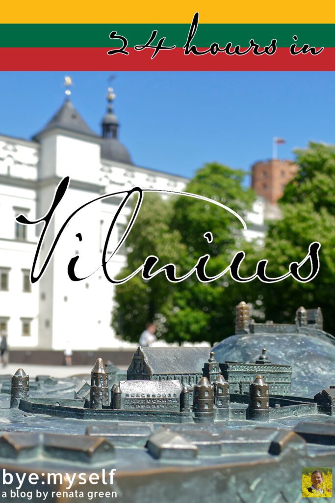 Itinerary for up to 24 hours in Vilnius, where you get to know the so-called Baroque Pearl of the Baltic, one of Europe's most precious gems. #vilnius #lithuania #baltics #europe #daytrip #citybreak #citytrip #layover #stopover #24hours #byemyself