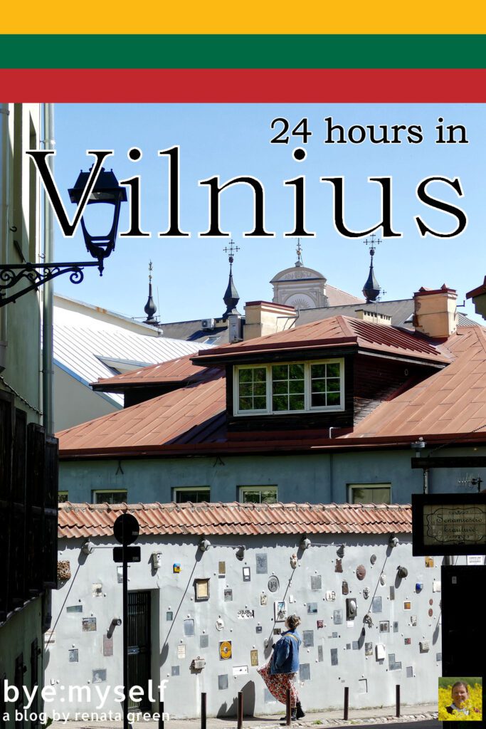 Itinerary for up to 24 hours in Vilnius, where you get to know the so-called Baroque Pearl of the Baltic, one of Europe's most precious gems. #vilnius #lithuania #baltics #europe #daytrip #citybreak #citytrip #layover #stopover #24hours #byemyself