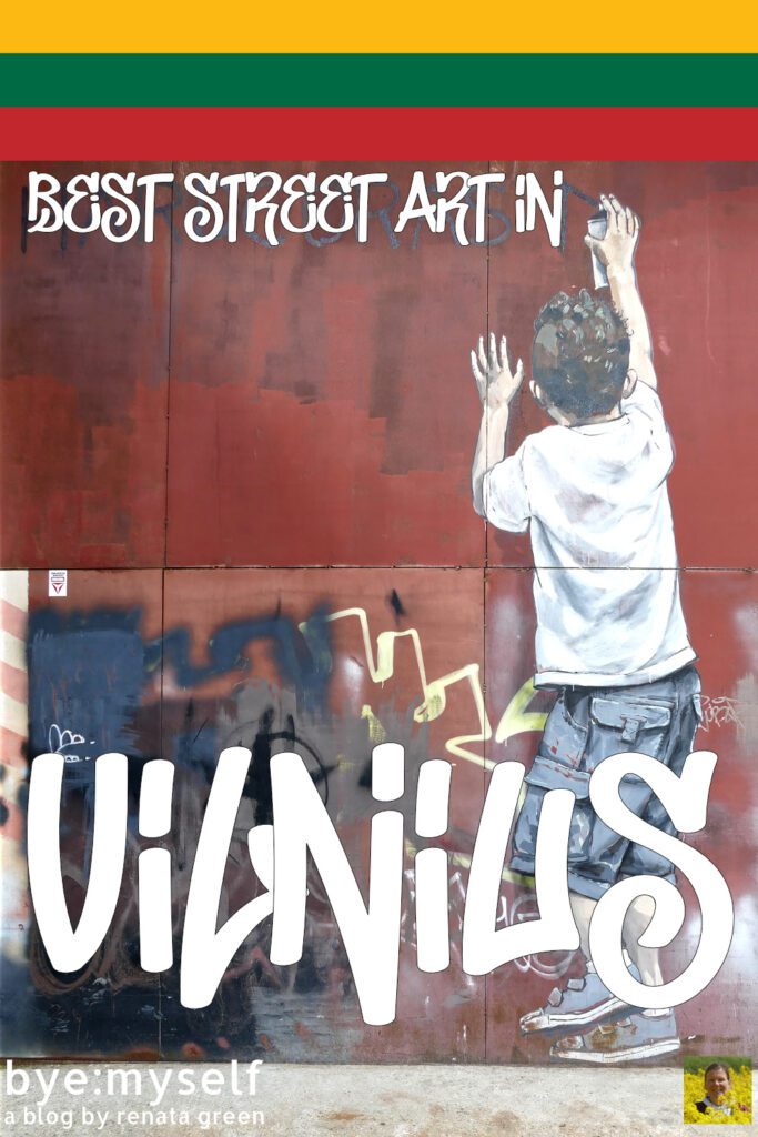 Vilnius, being this historic yet very trendy city, has some really cool street art, and in this post, I'm introducing the best of the best. #vilnius #lithuania #baltics #europe #arttrip #urbanart #streetart #graffiti #mural #byemyself