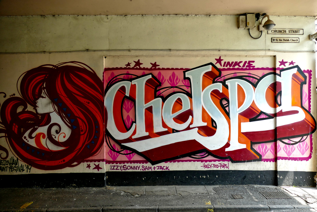 Mural by Inkie in Cheltenham
